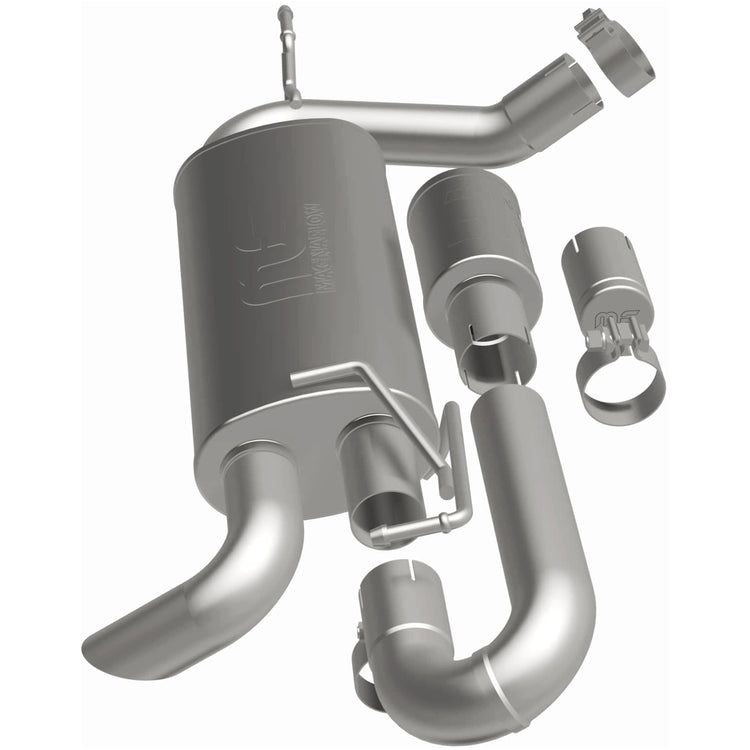 MagnaFlow Overland Series Axle-Back Performance Exhaust System 19668 Front View