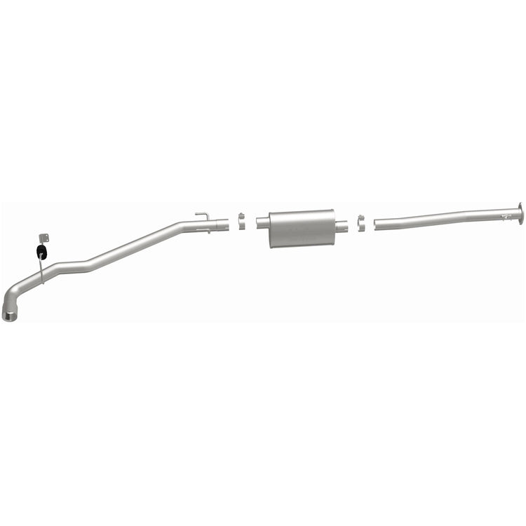 MagnaFlow 2000-2004 Toyota Tacoma Street Series Cat-Back Performance Exhaust System Front View