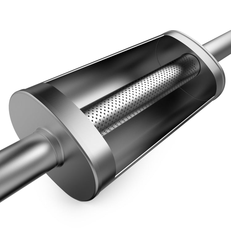 MagnaFlow Street Series Cat-Back Performance Exhaust System 19470 Front View