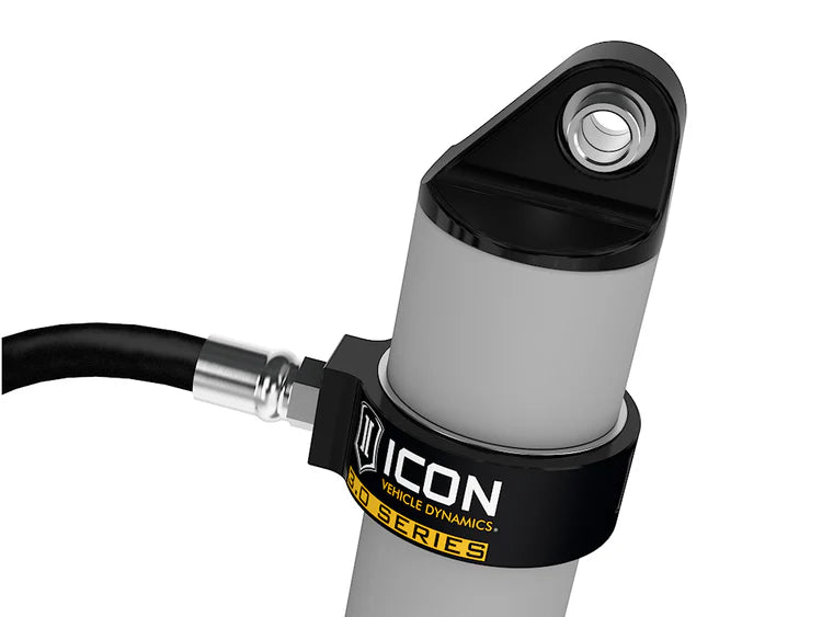 ICON 2011-2026 GM 2500/3500 HD, 0-2" Lift, Rear, V.S. 3.0 Series Shock Absorbers, Remote Reservoir w/ CDCV, Pair