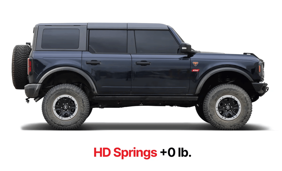 '21-24 Bronco COMPLETE Pro Lift Kit HD Springs - Front & Rear Display on vehicle