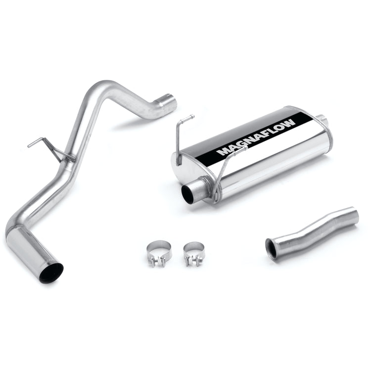 MagnaFlow 2000-2006 Toyota Tundra Street Series Cat-Back Performance Exhaust System Front View