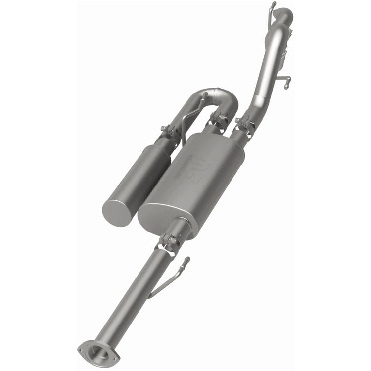 MagnaFlow 2016-2023 Toyota Tacoma Overland Series Cat-Back Performance Exhaust System Front View