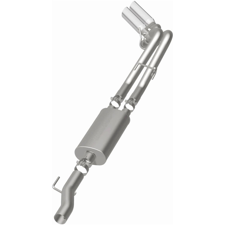 MagnaFlow 2010-2014 Ford F-150 Street Series Cat-Back Performance Exhaust System Front View