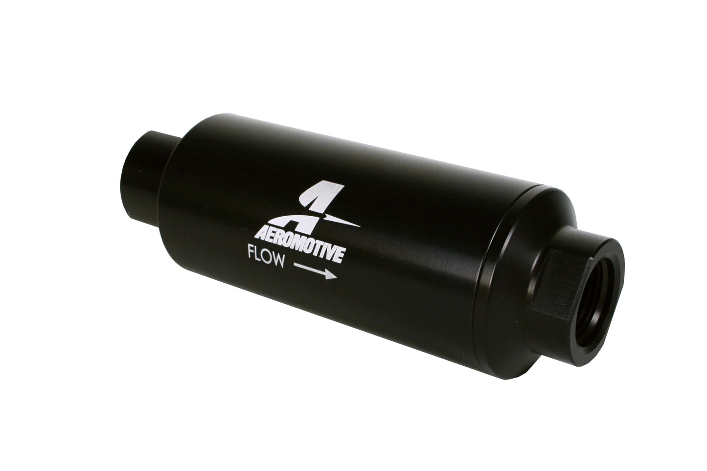 10-micron Microglass In-Line Filter with ORB-12 Ports Front View