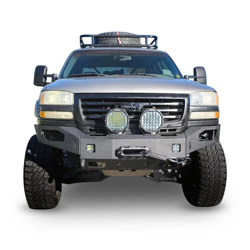 2003-2006 GMC SIERRA 2500/3500 OCTANE FRONT WINCH BUMPER Front View