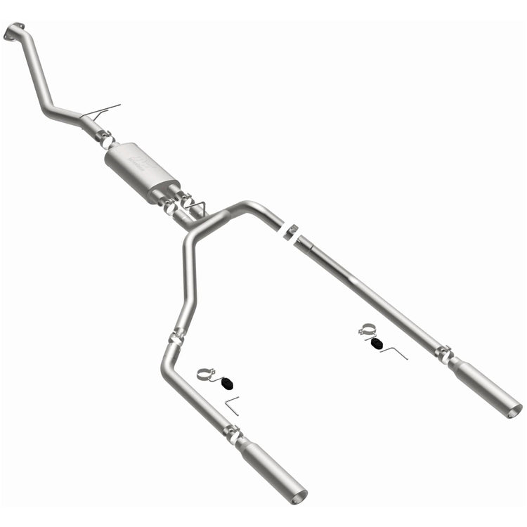 MagnaFlow Street Series Cat-Back Performance Exhaust System 15792 Front View