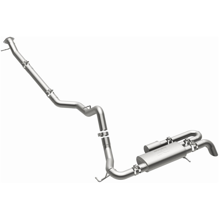 MagnaFlow 2021-2025 Ford Bronco Overland Series Cat-Back Performance Exhaust System Front View