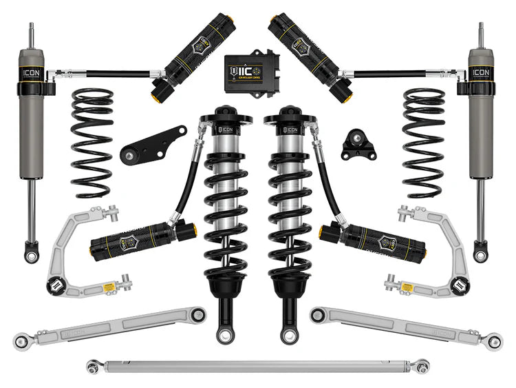 ICON 2025 Toyota 4Runner 4WD, 1.25-3" Lift, Stage 13 Suspension System, Billet