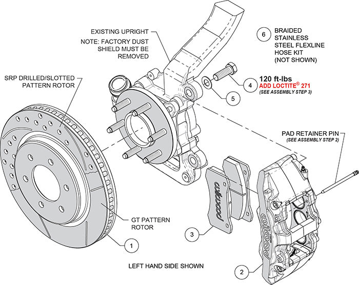 AERO6-DM Direct-Mount F150/Expedition Front Brake Kit