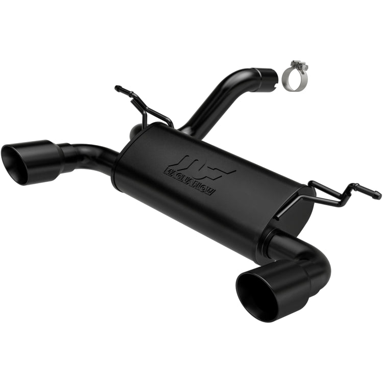 MagnaFlow 2018-2025 Jeep Wrangler Street Series Axle-Back Performance Exhaust System Front View
