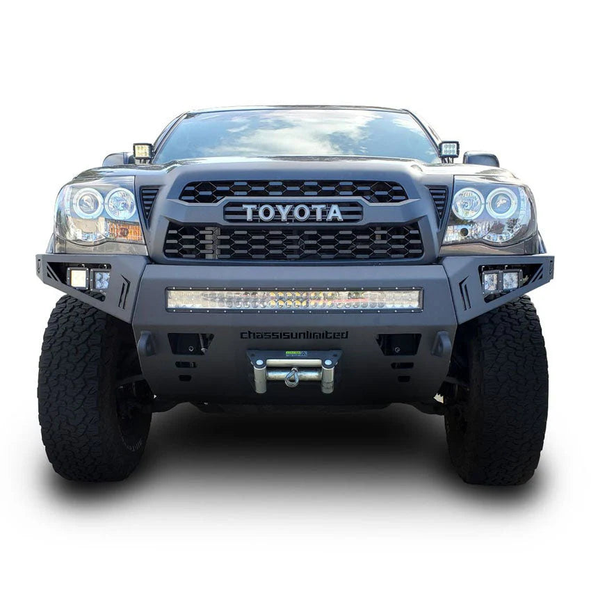 2005-2011 TOYOTA TACOMA OCTANE FRONT WINCH BUMPER Front View