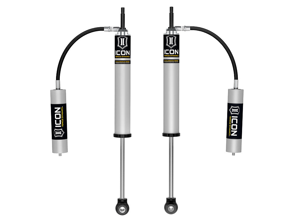 ICON 2014-2026 Ram 2500/2013-2026 Ram 3500, 2.5” Lift, Passenger Front, V.S. 2.0 Aluminum Series Shock Absorber, Remote Reservoir