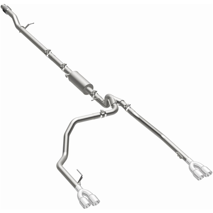 MagnaFlow Street Series Cat-Back Performance Exhaust System 19477 Front View