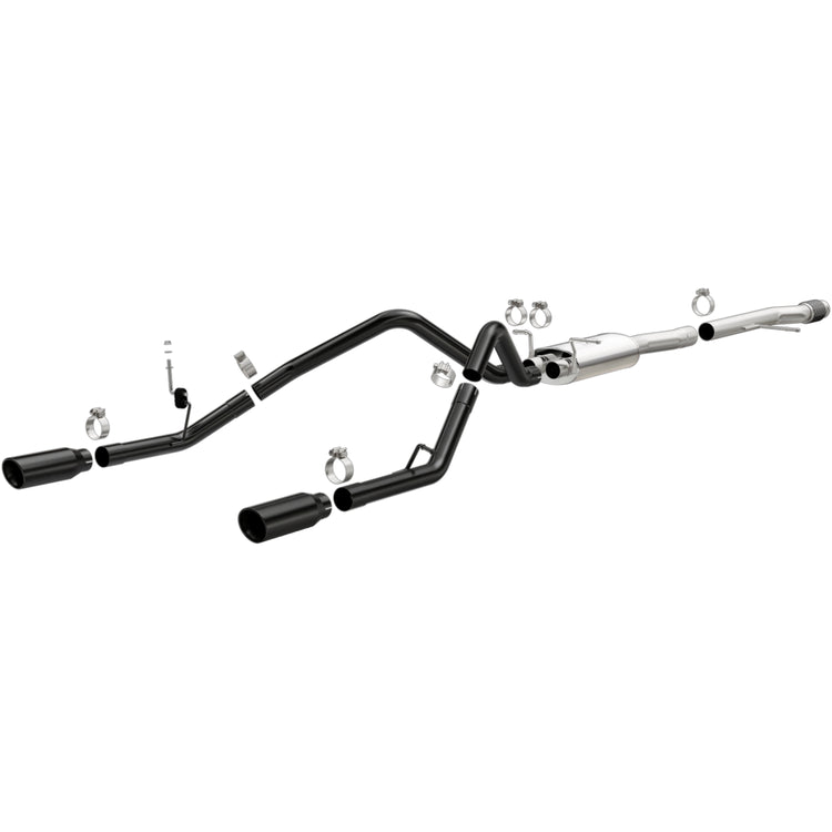 MagnaFlow Street Series Cat-Back Performance Exhaust System 15361 Front View