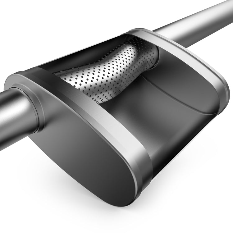 MagnaFlow 2005-2010 Jeep Grand Cherokee Street Series Cat-Back Performance Exhaust System Front View