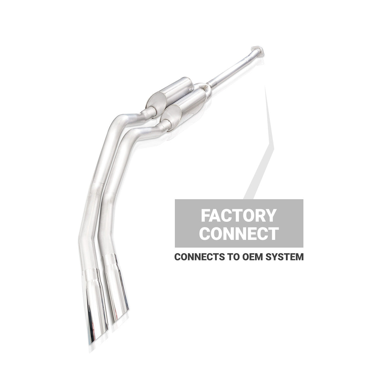 2015-20 F-150 5.0L Catback Kits: Legend/Redline Series Factory Connect Front View