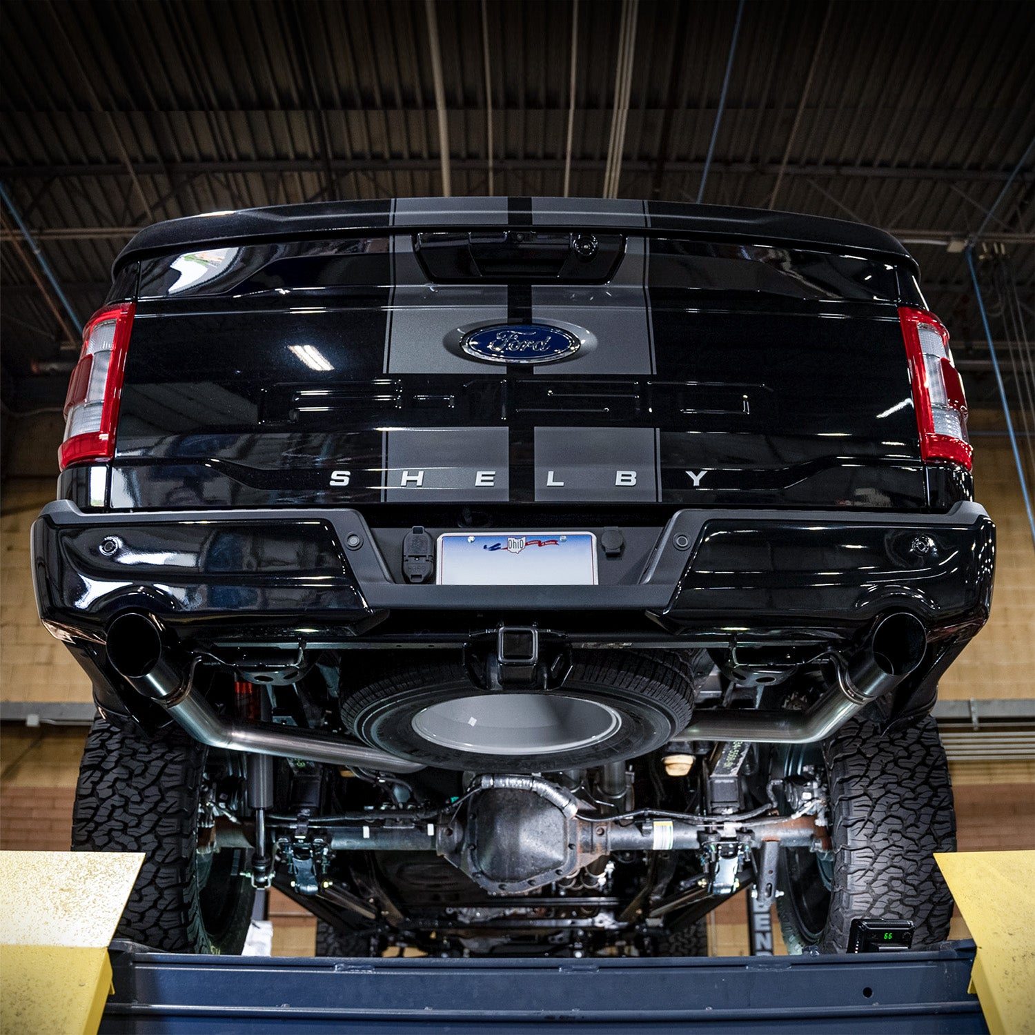 2015-2023 F-150 5.0L Catback Kits: Legend/Redline Series Performance Connect Front View