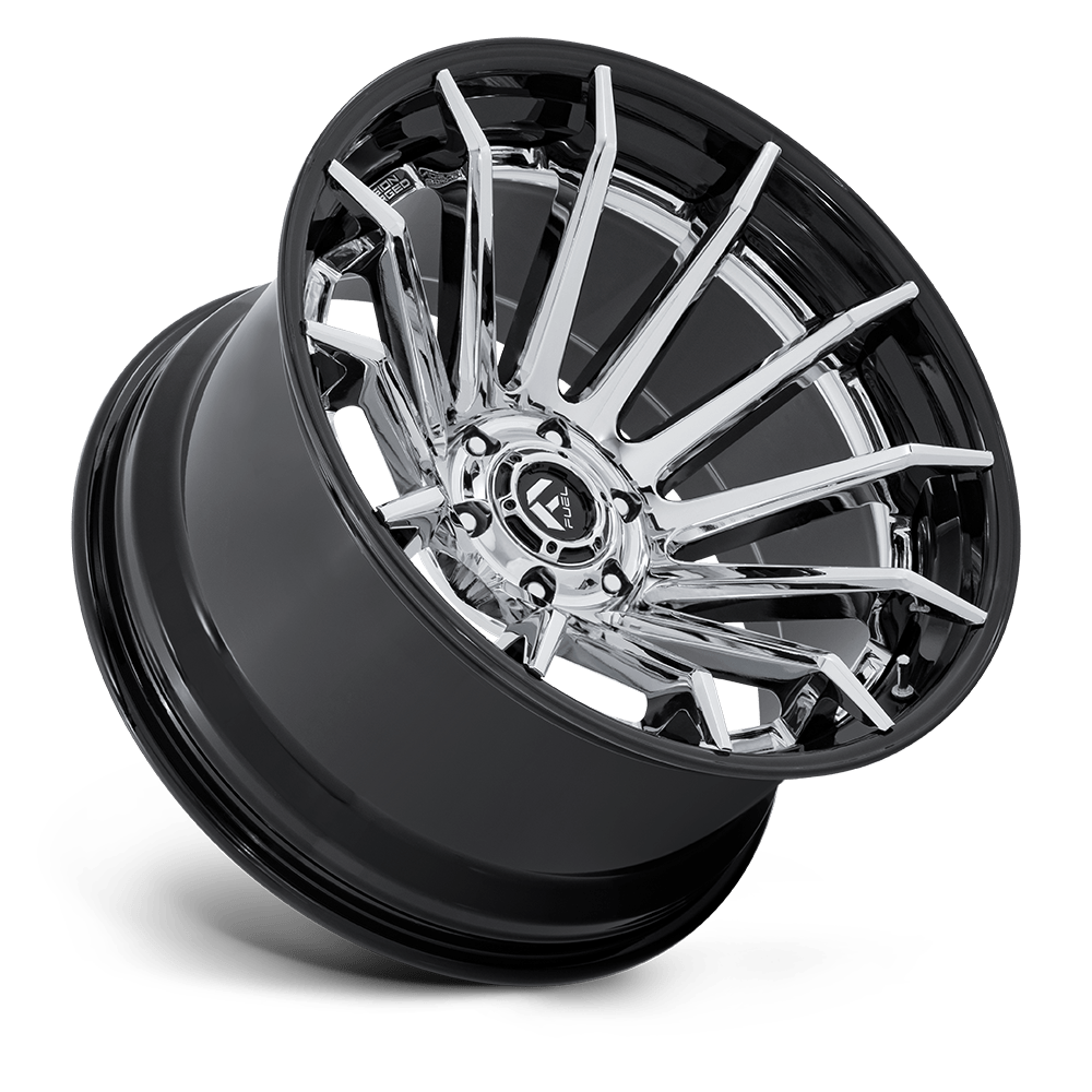 Fuel Wheels | BURN Front View Silver