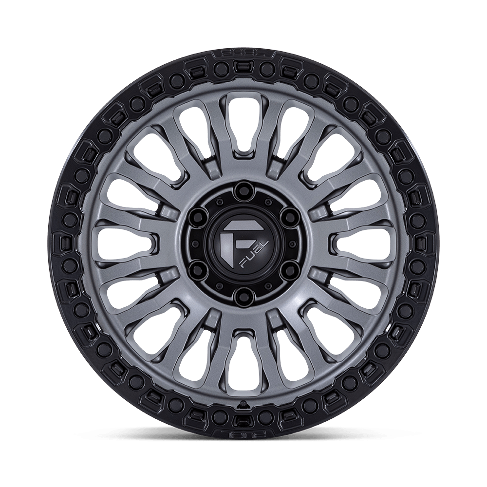 Fuel Wheels | RINCON | MATTE GUNMETAL W/ M-BLACK LIP