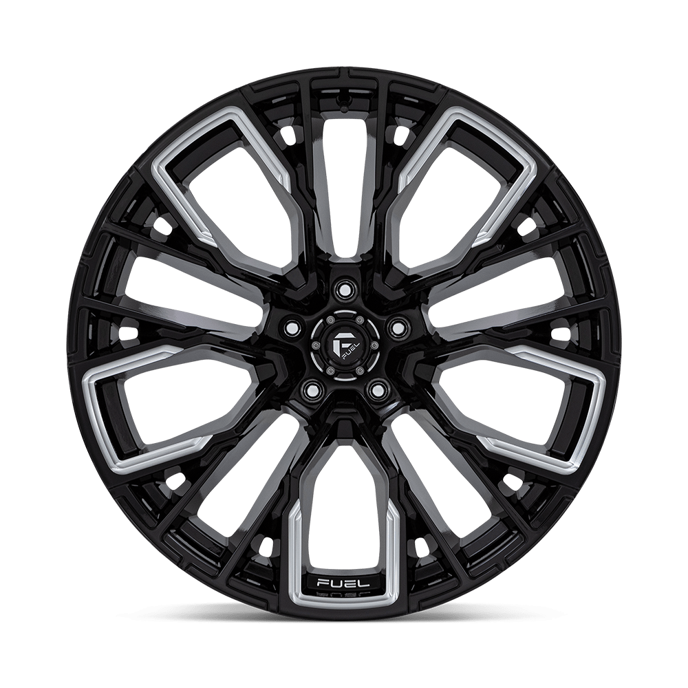 Fuel Wheels | REBAR | GLOSS BLACK MILLED