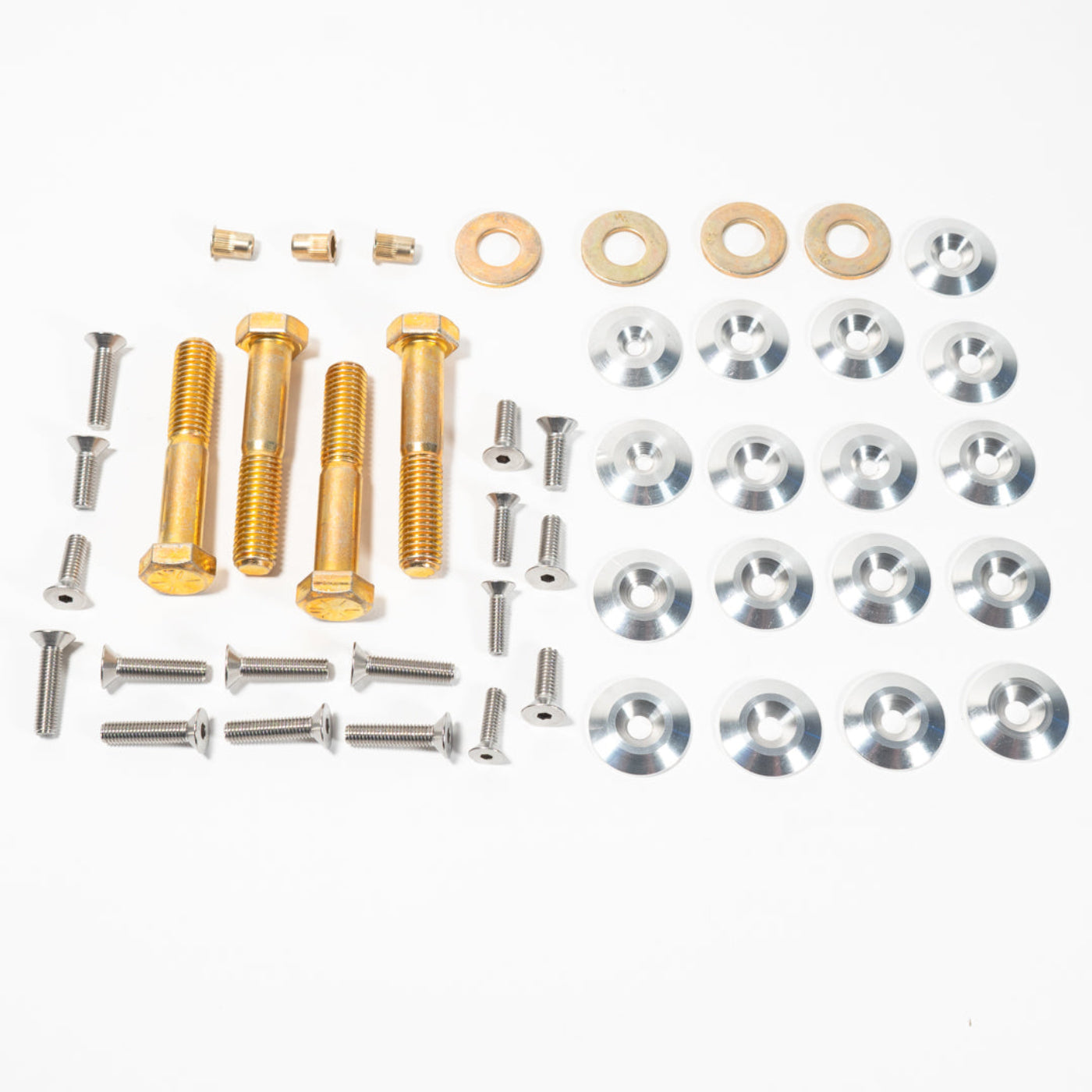 '19-26 Ram 2500/3500 Powerwagon Skid Plate System display of included hardware