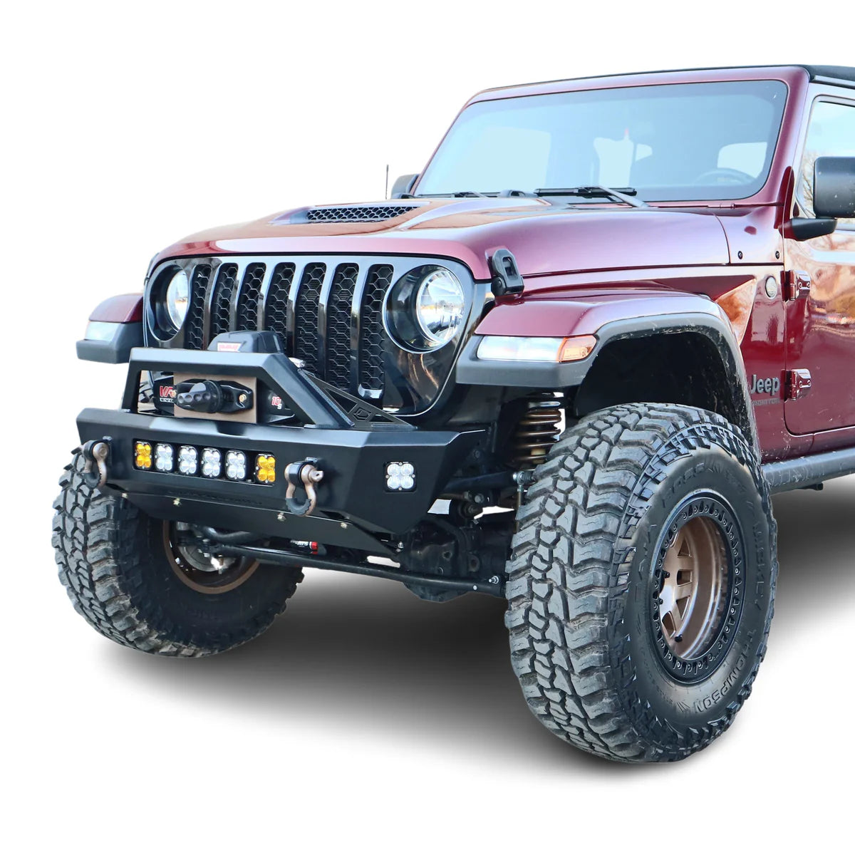 2020-2022 JEEP GLADIATOR & JL OCTANE FRONT BUMPER Front View