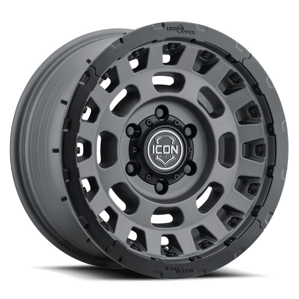 ICON ALLOYS | Hammer Pro | Satin Black / Silver Machined / Charcoal
