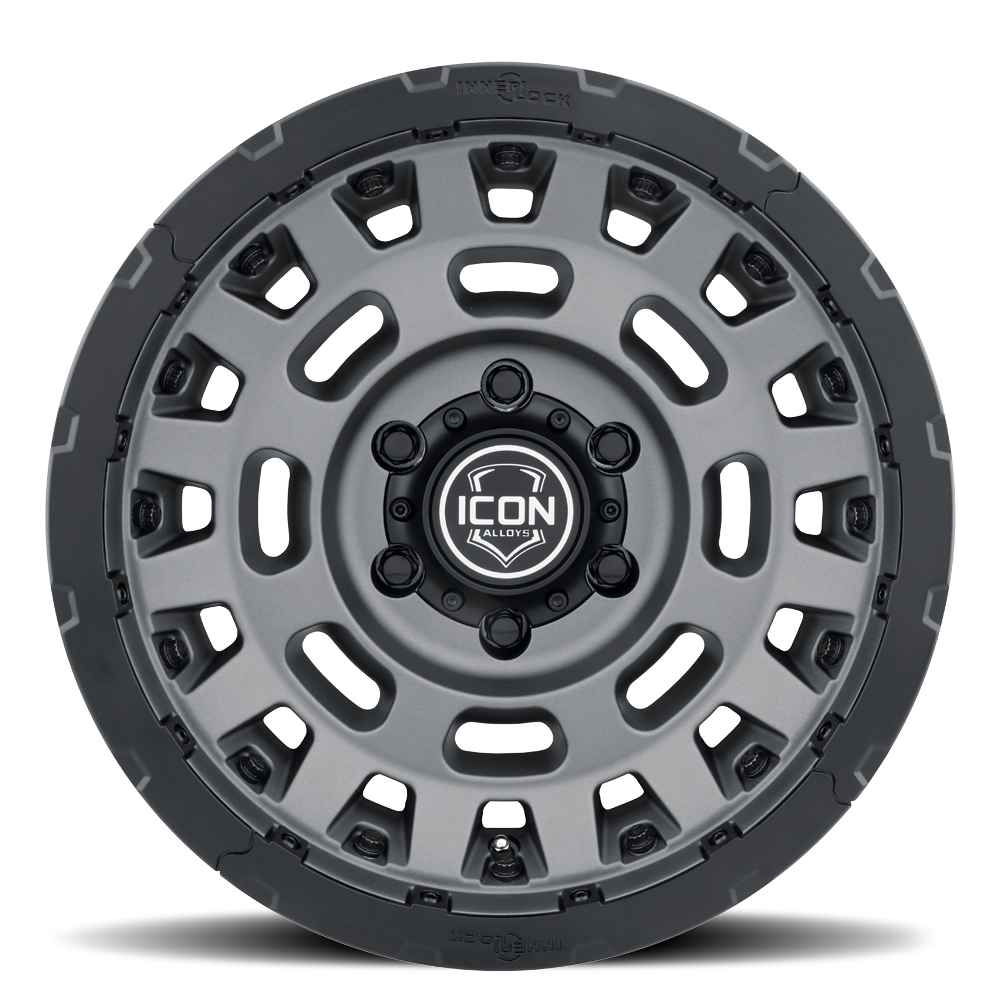 ICON ALLOYS | Hammer Pro | Satin Black / Silver Machined / Charcoal