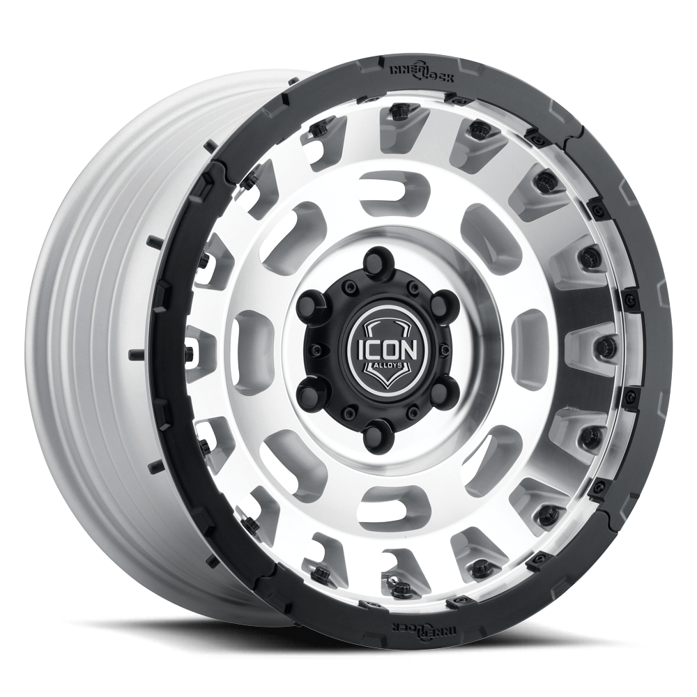 ICON ALLOYS | Hammer Pro | Satin Black / Silver Machined / Charcoal