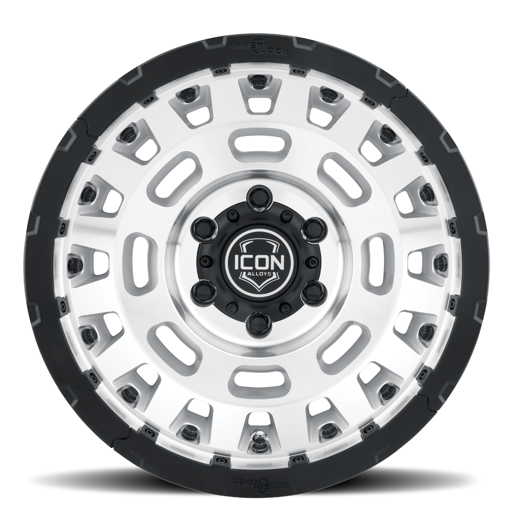 ICON ALLOYS | Hammer Pro | Satin Black / Silver Machined / Charcoal