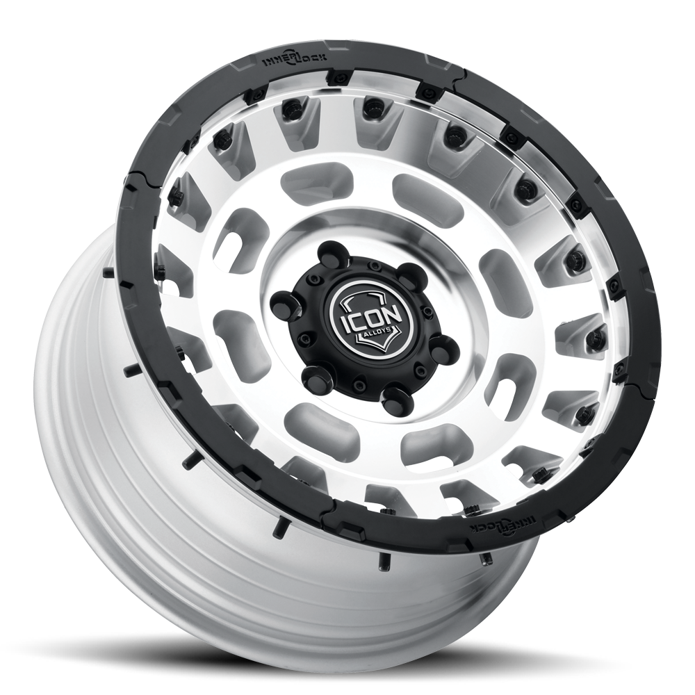 ICON ALLOYS | Hammer Pro | Satin Black / Silver Machined / Charcoal