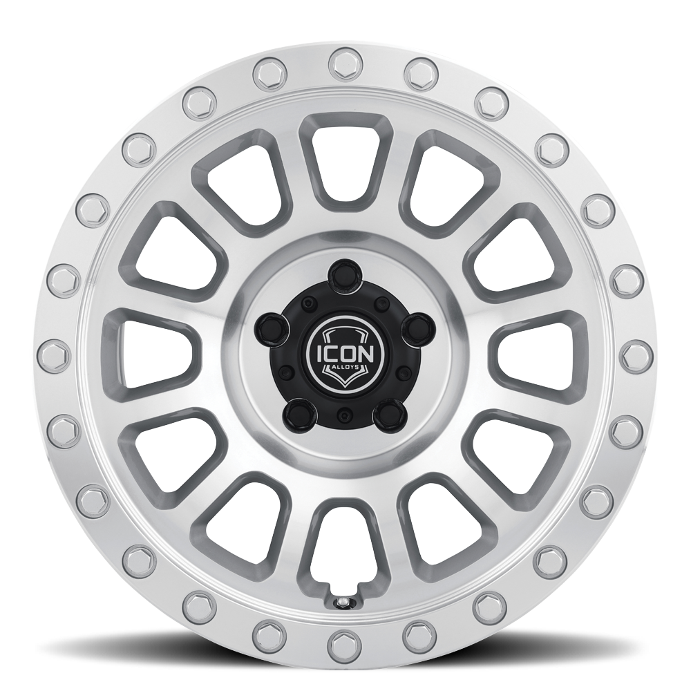 ICON ALLOYS | Hulse | Double Black / Silver Machined