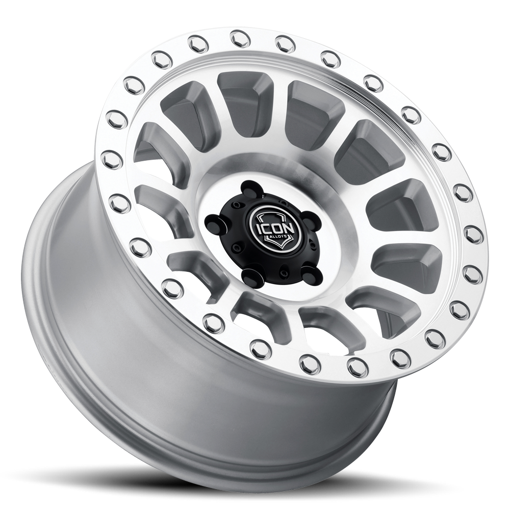 ICON ALLOYS | Hulse | Double Black / Silver Machined