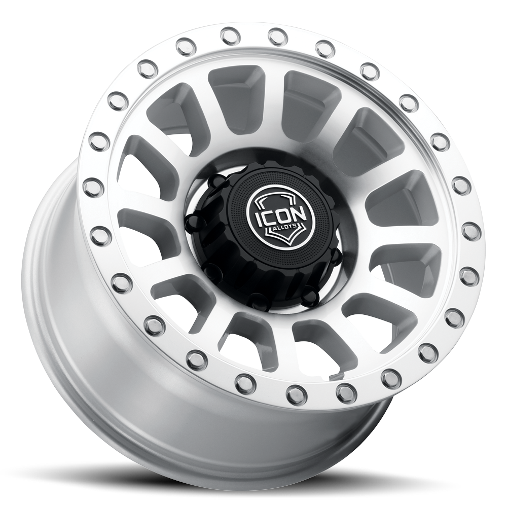 ICON ALLOYS | Hulse | Double Black / Silver Machined
