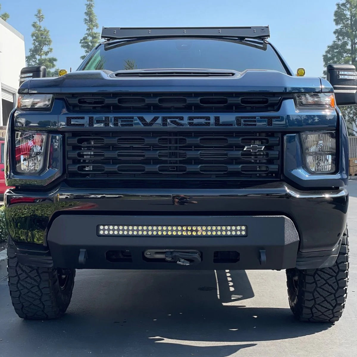 2020-2023 CHEVY SILVERADO 2500/3500 PROLITE FRONT BUMPER Front View