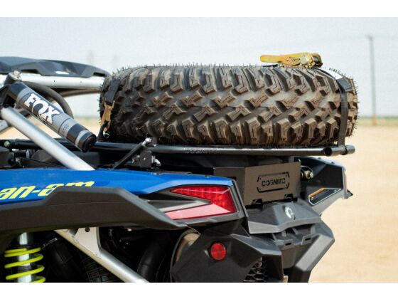 Cognito Spare Tire Carrier Kit For 17-23 Can-Am Maverick X3 Front View