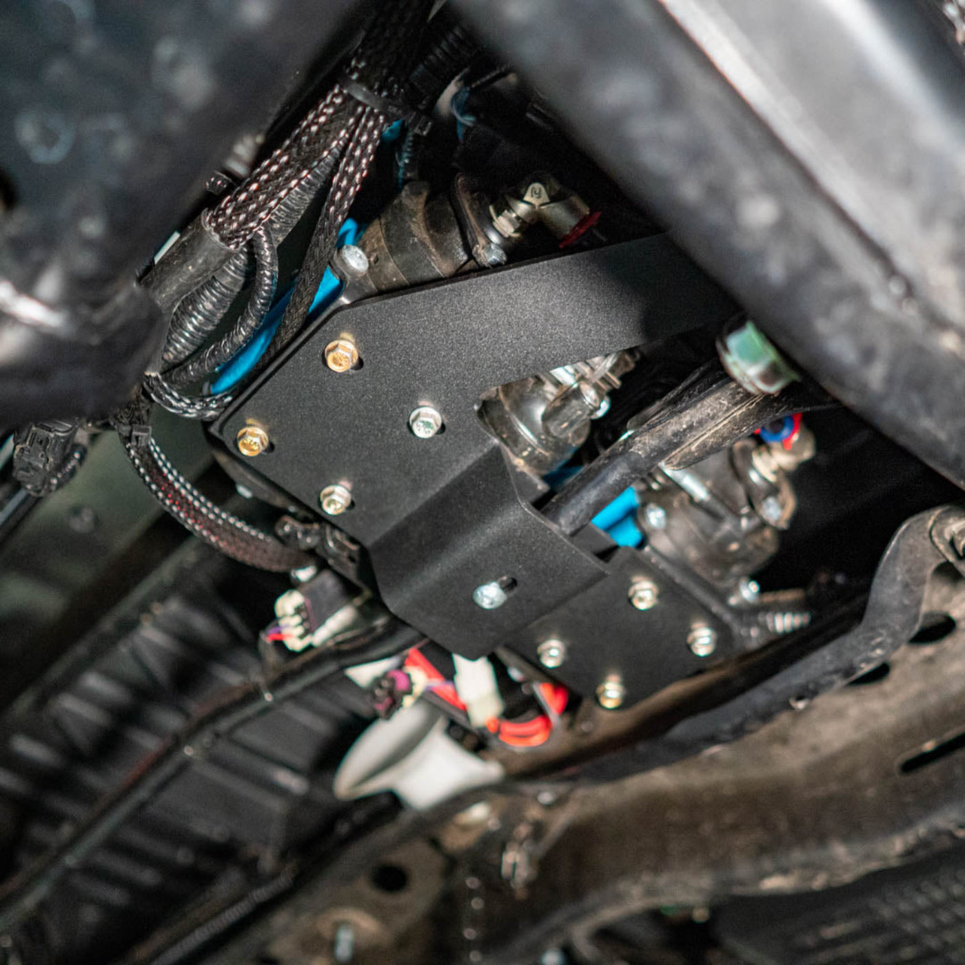 SDHQ Built '24+ Tacoma Air Compressor Mount installed