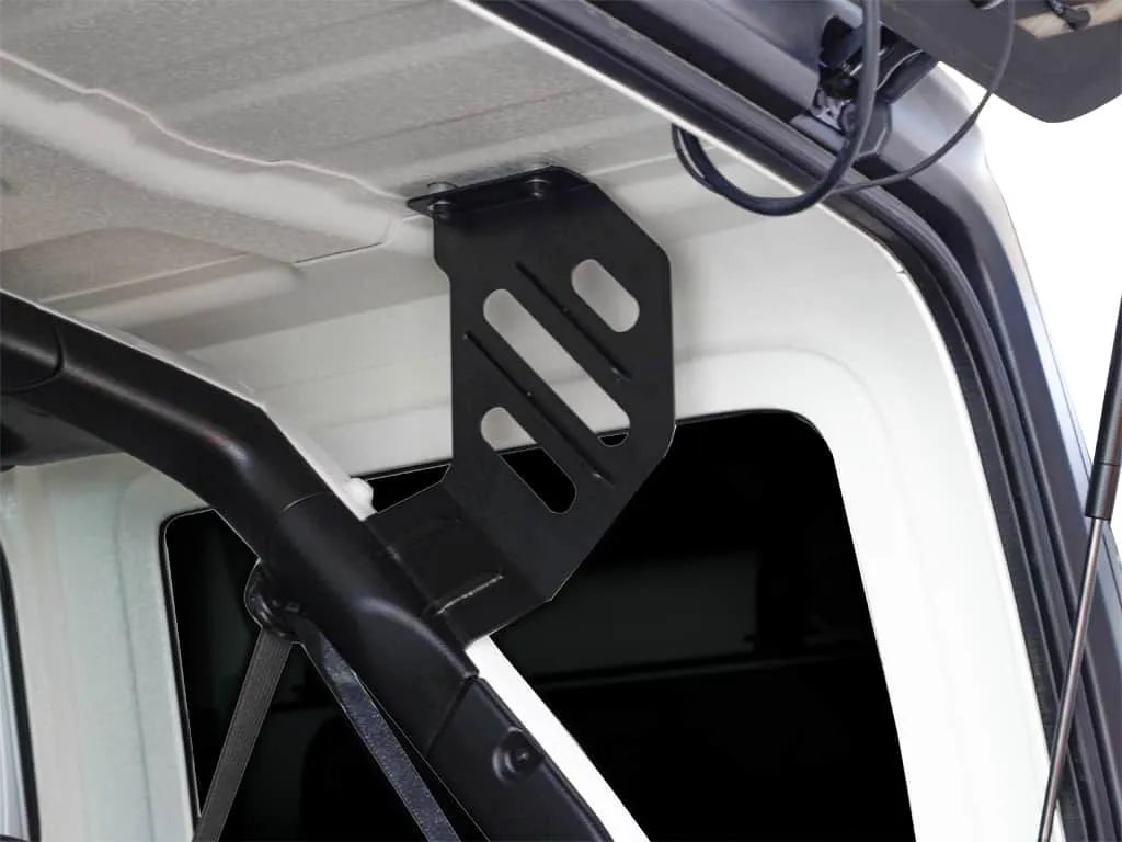 Jeep Wrangler JL 4 Door (2018-Current)Extreme Slimline II 1/2 Roof Rack Kit Front View