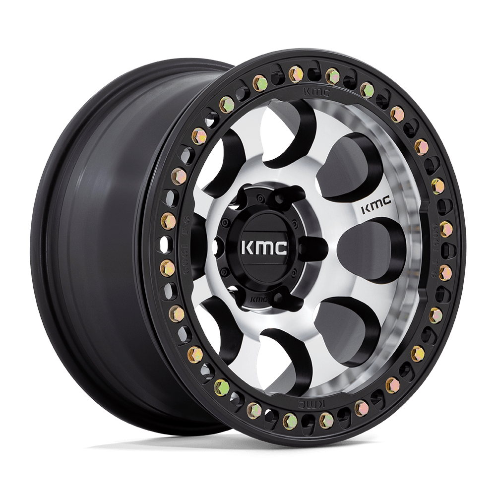 KMC WHEELS | RIOT BEADLOCK Front View Silver