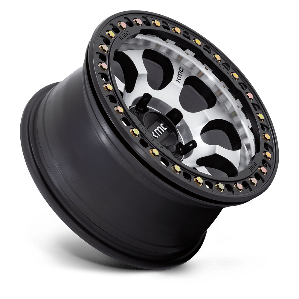 KMC WHEELS | RIOT BEADLOCK Front View Sivler