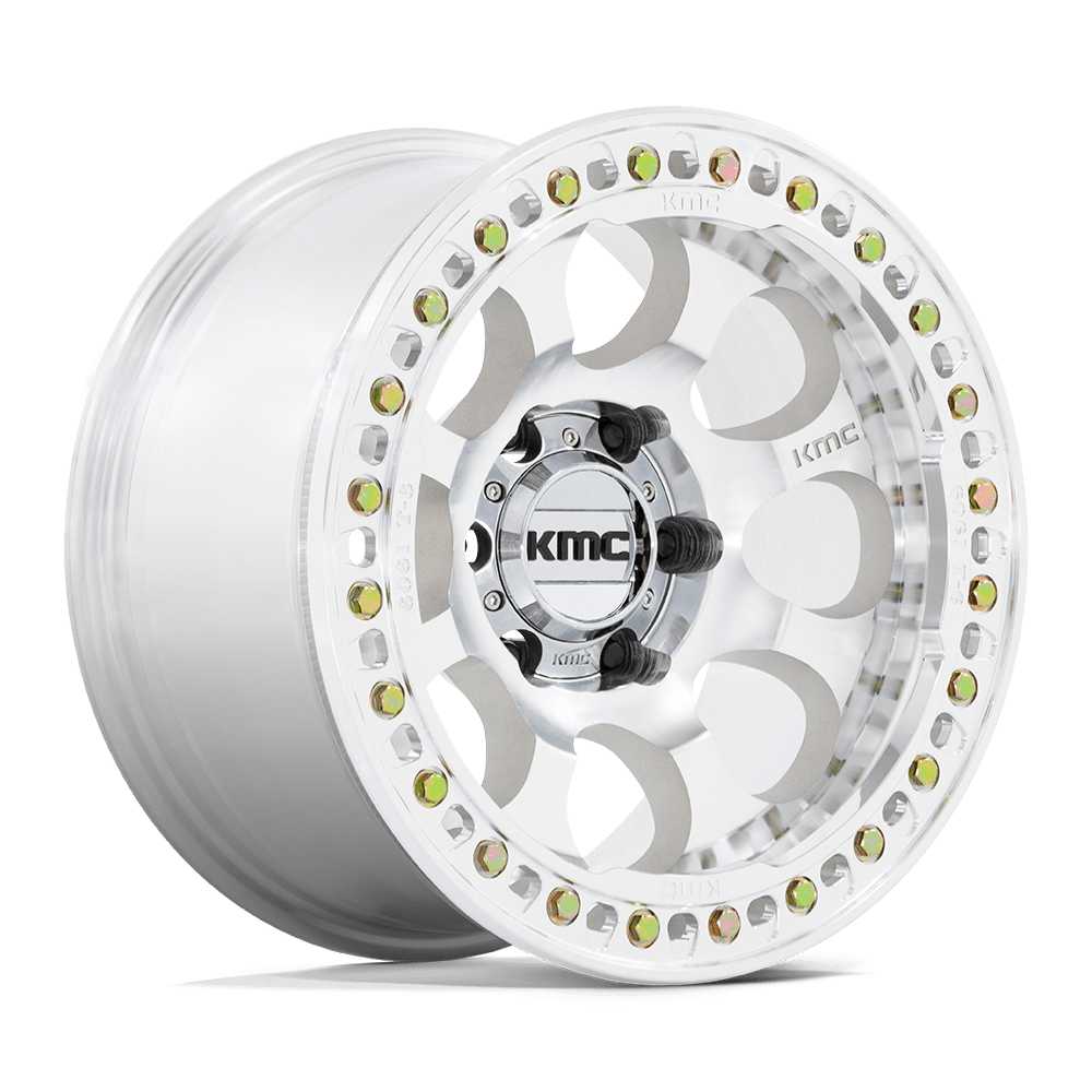 KMC WHEELS | RIOT BEADLOCK Front View Silver