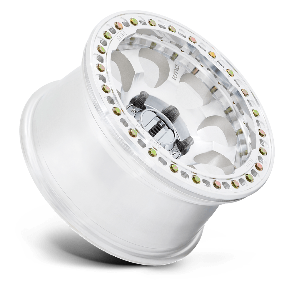 KMC WHEELS | RIOT BEADLOCK Front View Silver