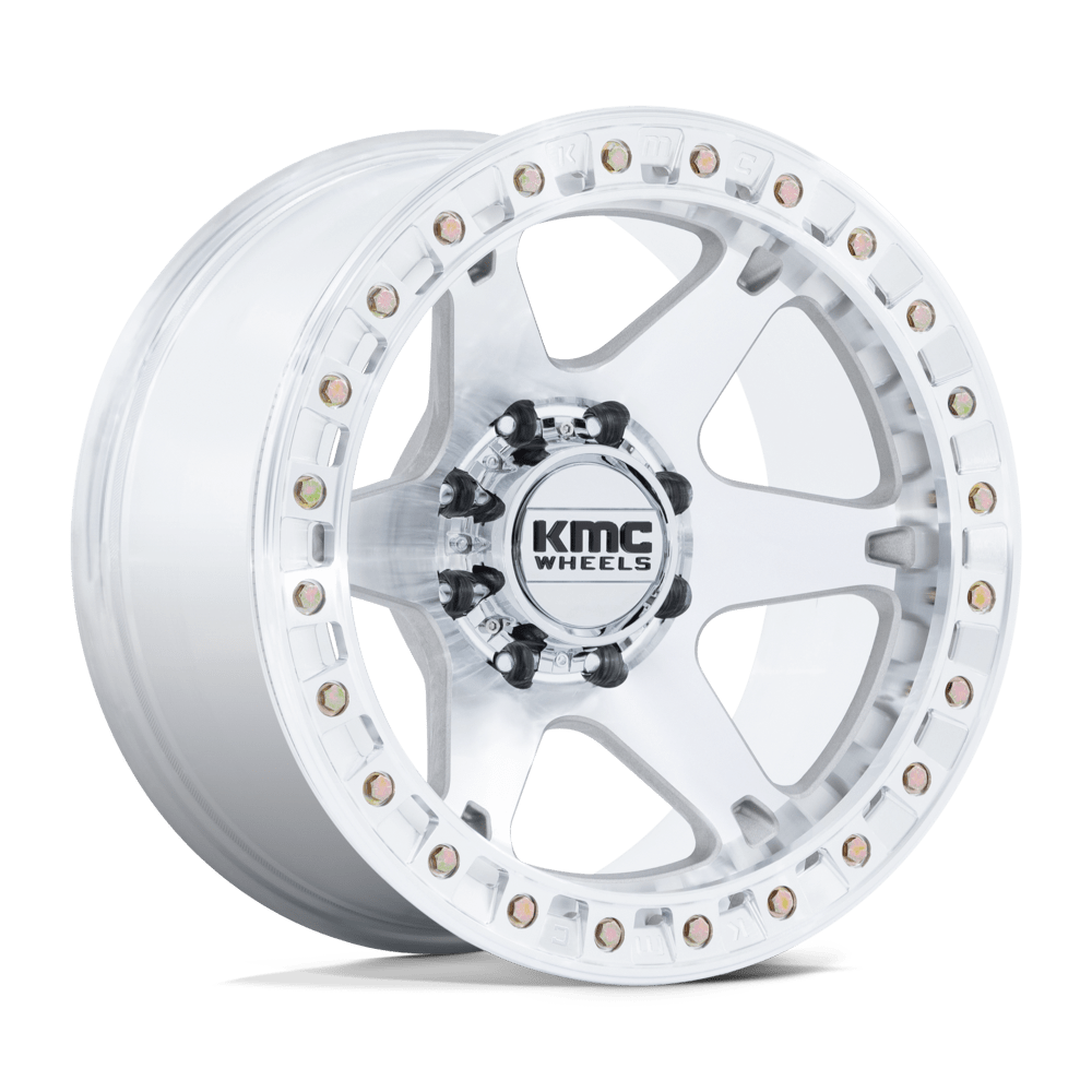 KMC Wheels | VI BEADLOCK Front View Silver
