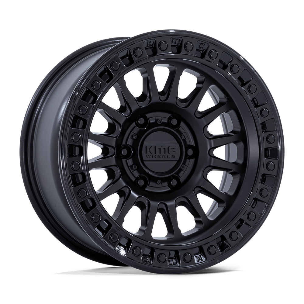ims gear georgia KMC KM552 IMS - Matte Black W/ Gloss Black Lip | 18x9 18mm
