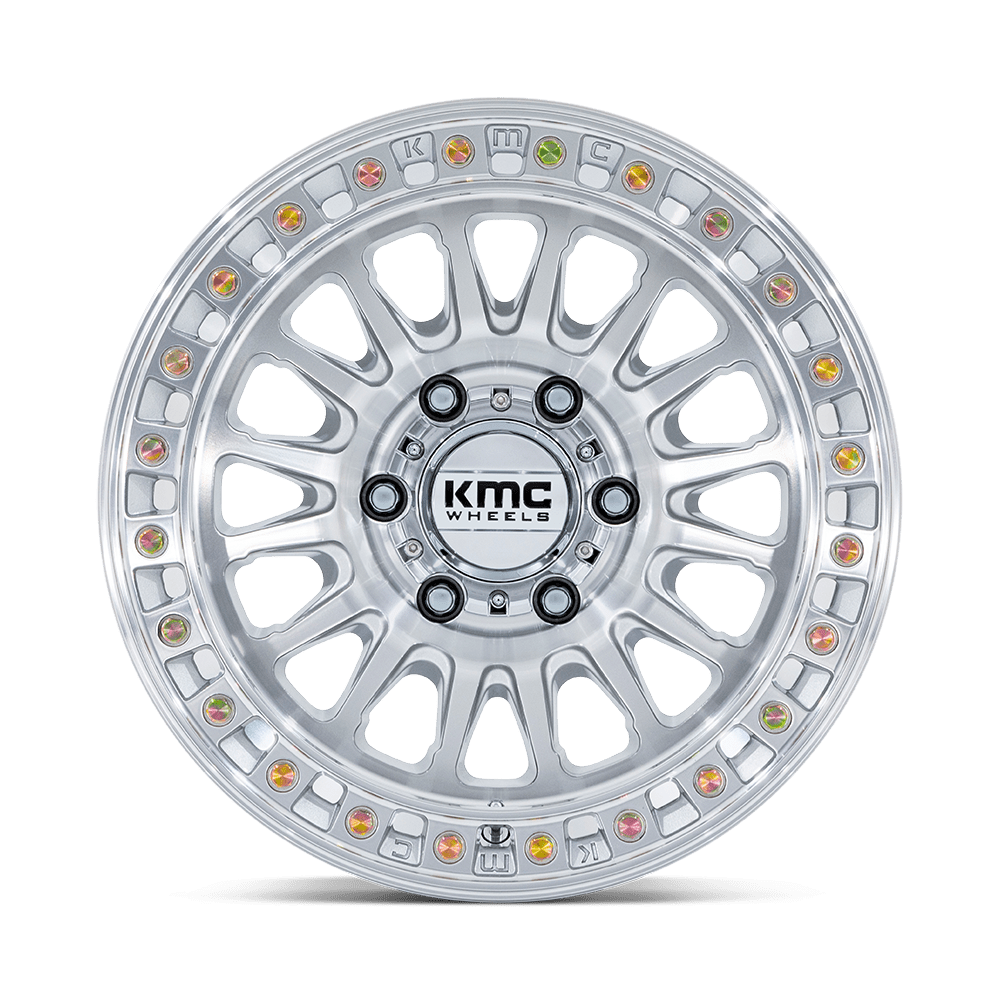 KMC WHEELS | IMS GLOSS SILVER W/ MACHINED FACE