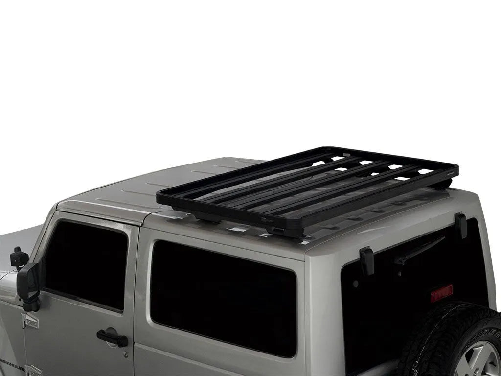 Jeep Wrangler JK 2 Door (2007-2018) Extreme Slimline II 1/2 Roof Rack Kit Front View