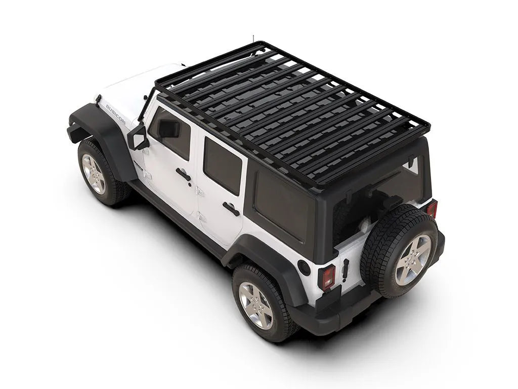 Jeep Wrangler JK 4 Door (2007-2018) Extreme Slimline II Roof Rack Kit Front View