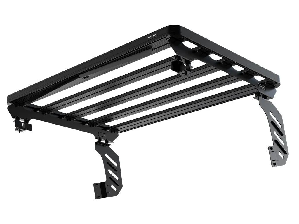 Jeep Wrangler JL 2 Door (2018-Current) Extreme Slimline II 1/2 Roof Rack Kit Front View