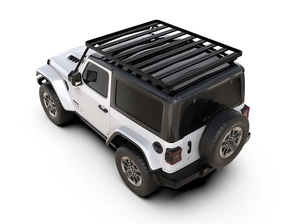 Jeep Wrangler JL 2 Door (2018-Current) Extreme Slimline II Roof Rack Kit Front View